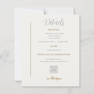 Detalhes Cartão Casamento Minimalista