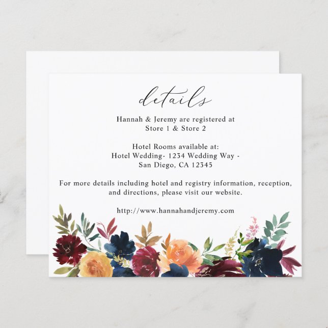 Detalhes da Floral do Marinho de Orçamento Azul, B (Frente/Verso)