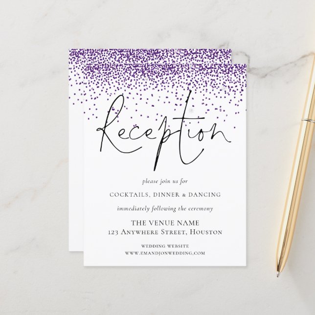 Detalhes da Recepção de casamento da Glitter Roxa  (Frente/Verso In Situ)
