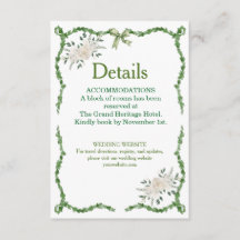 Detalhes de Casamento Botânico Verde Esmeralda Ele