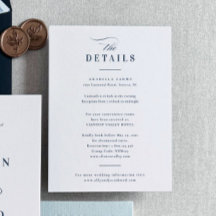 Detalhes de Casamento com Caligrafia Elegante