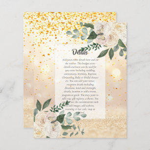 DETALHES DE EVENTOS ORÇAMENTAIS - Rosas Brancas