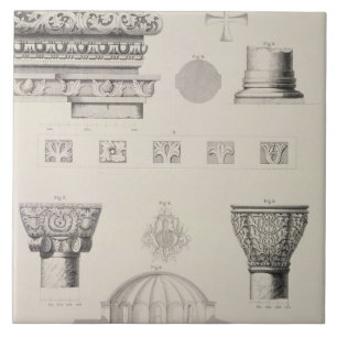 Detalhes de seção transversal e arquitectónicos