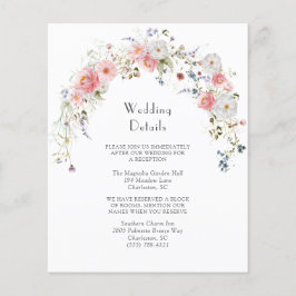 Detalhes do Casamento Branco Cor-de-Rosa do Arch p