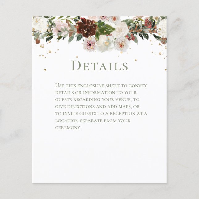 Detalhes do Casamento de Chuppah Floral com Espuma (Frente)