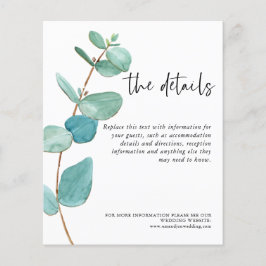 Detalhes do Casamento Eucalyptus Azul Orçamento