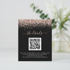 Detalhes do Casamento Preto do Glitter Dourado do