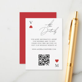 Detalhes do Casino de Vegas Jogando Cartão QR Code