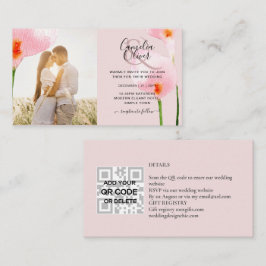Detalhes do código QR do Convite de casamento de f