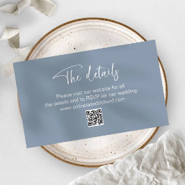 Detalhes do Convite de Casamento RSVP Online QR