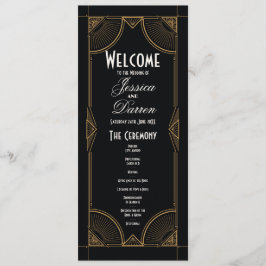 Detalhes do Deco da Cerimônia de Menu de Casamento