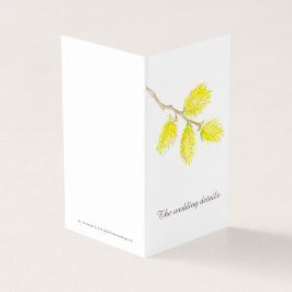 Detalhes do evento de casamento catkin amarelo map