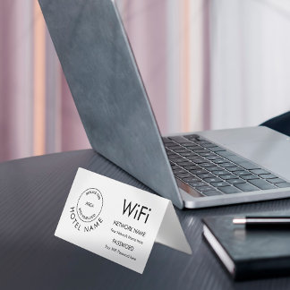 Detalhes do Hotel Wifi para Logotipo de Convidado