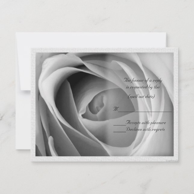 detalhes do rosa bw rsvp (Frente)