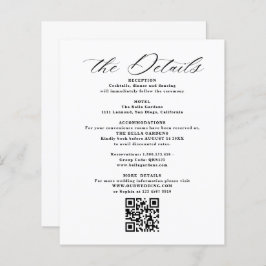 Detalhes e Cards de Invólucro de Casamento de Códi