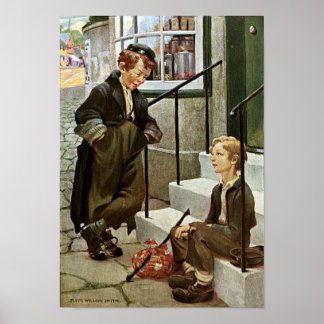 Detetive Dodger de Oliver Twist Impressão