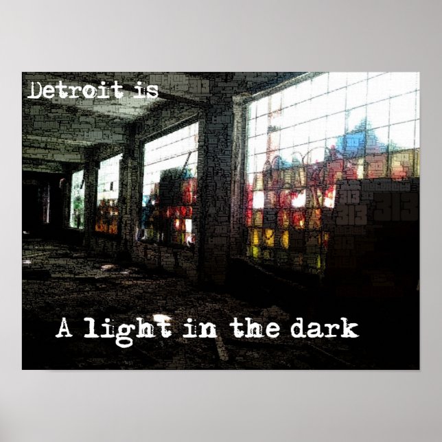 Detroit - A Light in the Dark Poster (Frente)