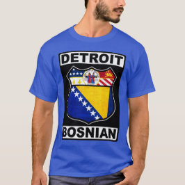 Detroit Bosnian American Design Camiseta