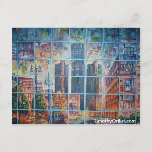 Detroit em minha mente mim - cartão