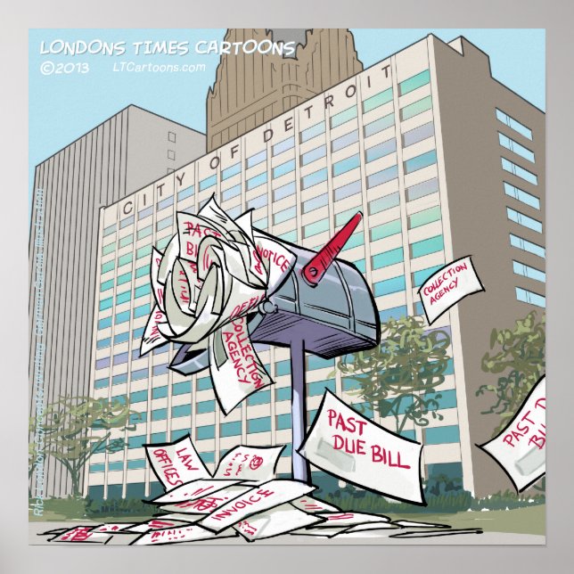 Detroit Engraçado Poster (Frente)