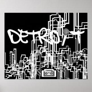 Detroit fala Poster
