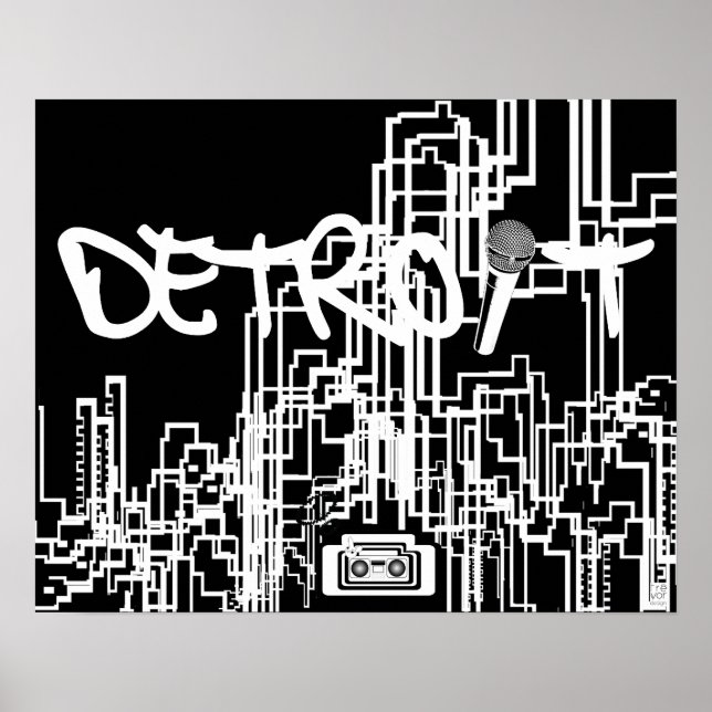 Detroit fala Poster (Frente)