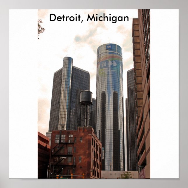 Detroit, Michigan poster (Frente)