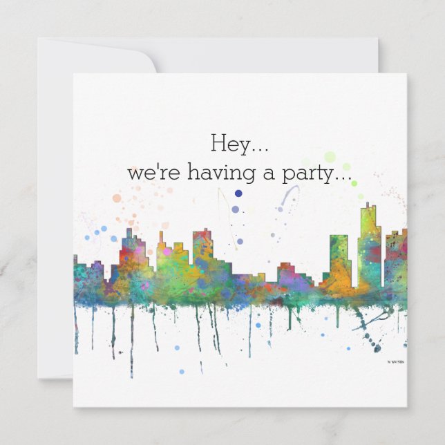 DETROIT, MICHIGAN SKYLINE (Frente)