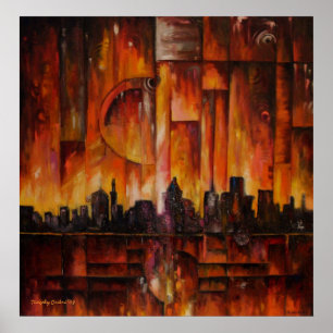 Detroit-Motown maciço - impressão das canvas