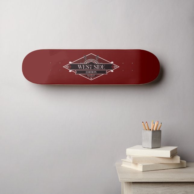 Detroit - Skateboard do lado oeste (Arte de parede (Horz))