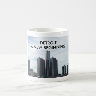 Detroit uma caneca de começo nova do branco 11oz