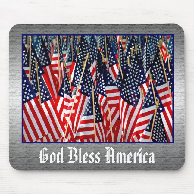 Deus abençoe América Mousepad (Frente)
