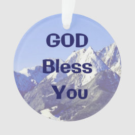 Deus abençoe Enfeites de natal