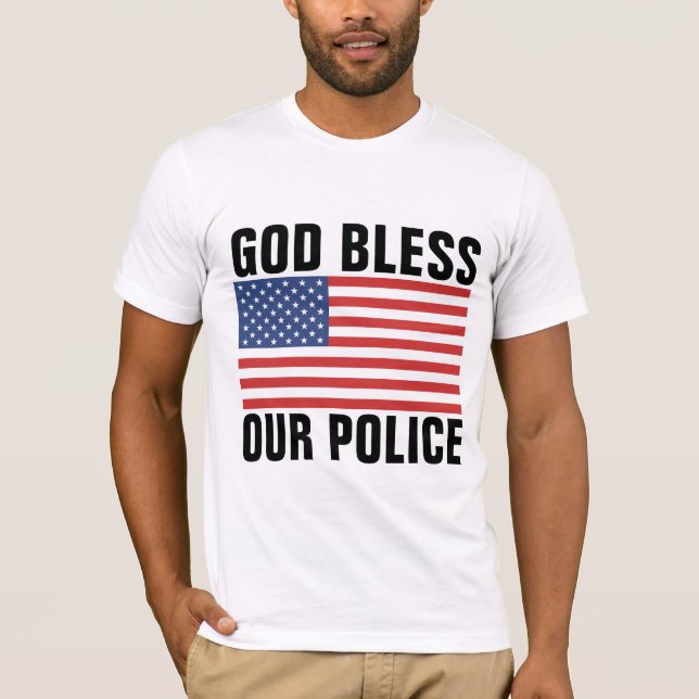 DEUS ABENÇOE NOSSAS CAMISAS DA POLÍCIA (Frente)