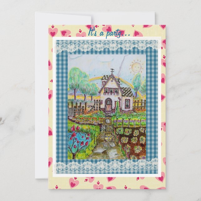 Deus abençoe Nosso Convite Para Casa (Frente)