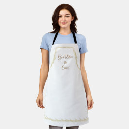 Deus abençoe o cozinheiro! Apron personalizável