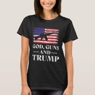 Deus Armas E Camisa De Trump, Donald Trump Para