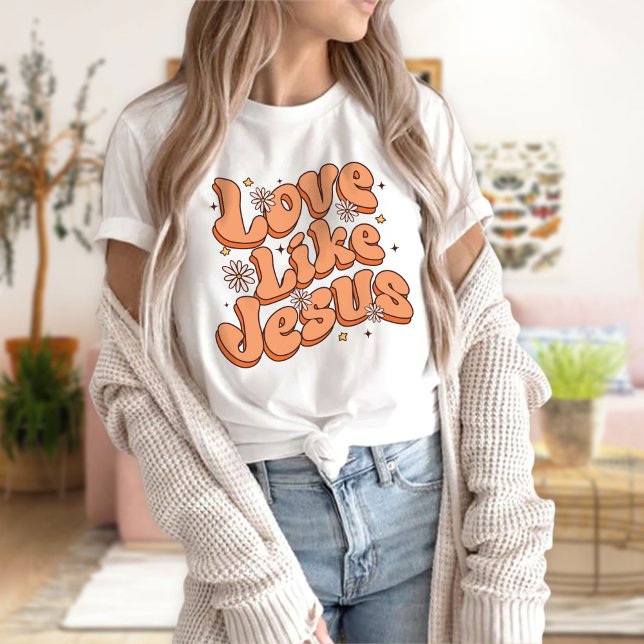 Deus, Camisa Discípulo, Amor Como Jesus (Criador carregado)