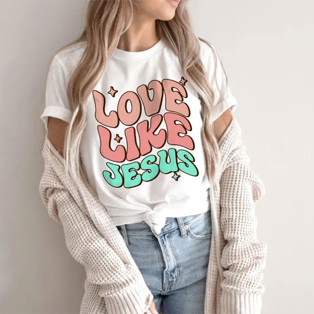 Deus, Camisa Discípulo, Amor Como Jesus T-Shirt (Criador carregado)