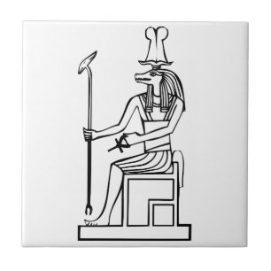 Deus da água, hieroglyph egípcio