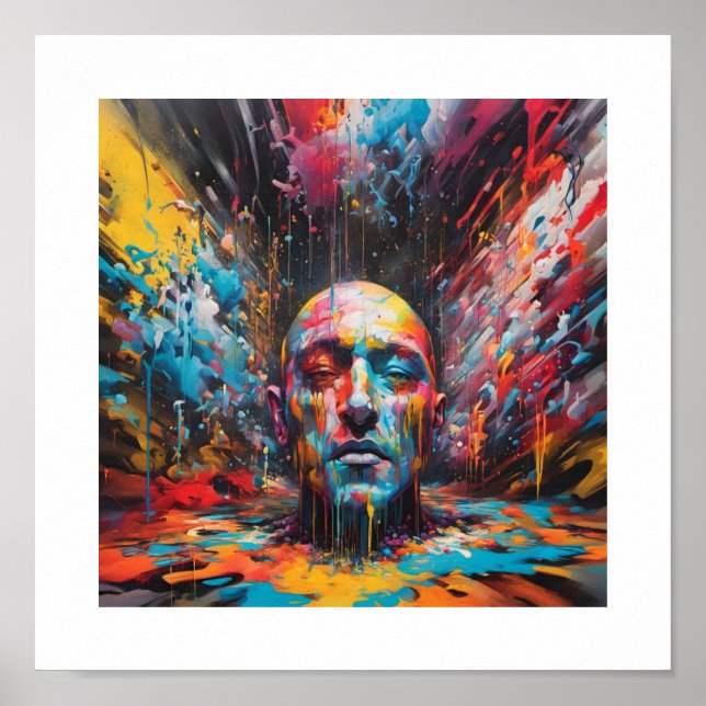 Deus dividindo a poster do firmamento (Frente)