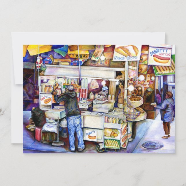 Deus do Cachorro Quente, Nova York (Frente)