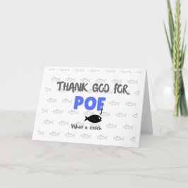 Deus do obrigado para a abundância do cartão dos