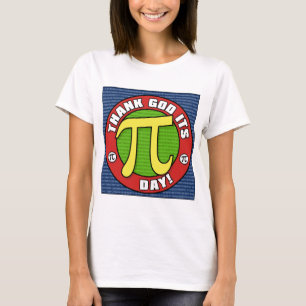 Deus do obrigado sua camisa 1 do dia do PI