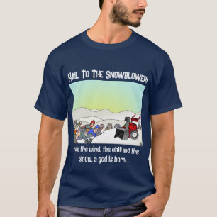 Deus é a camisa azul escura dos homens Nasceres