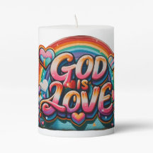 Deus é a vela do Pilar do Amor