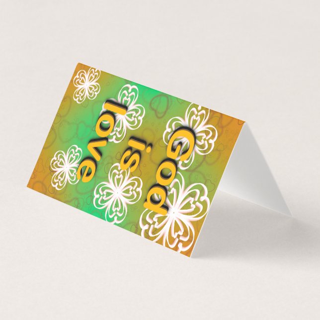 Deus é amor (Frente)