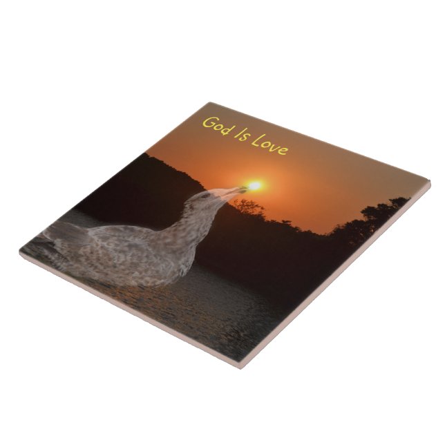 Deus é amor sunset (Lateral)