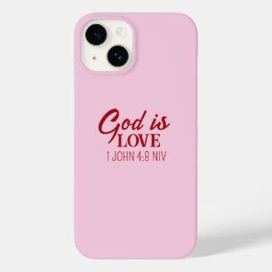 Deus é Bíblia Verse Christian Faith Rosa