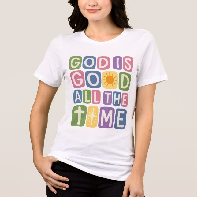 Deus é bom O tempo todo Fé retrô (Frente)